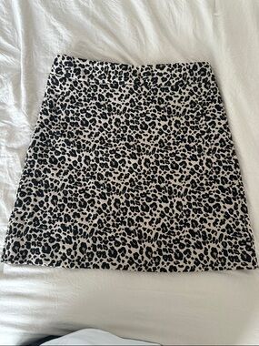LOFT Leopard Print Skirt